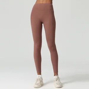 New Contour Durable Custom Women Leggings Soft Nylon Spandex Breathable Gym Fitness Tights Leggings for Women