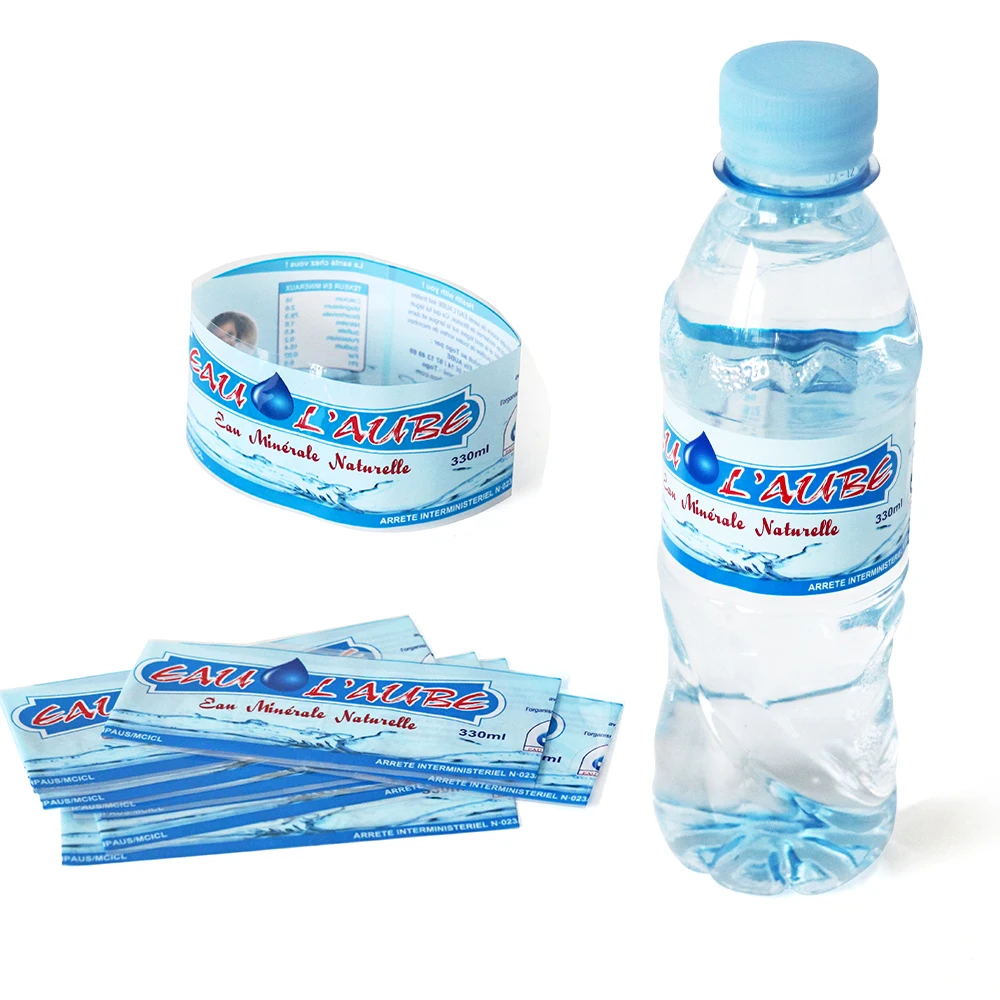Free Sample New Design Shrink Label for PVC Heat Shrink Sleeve Label Water Bottle Label