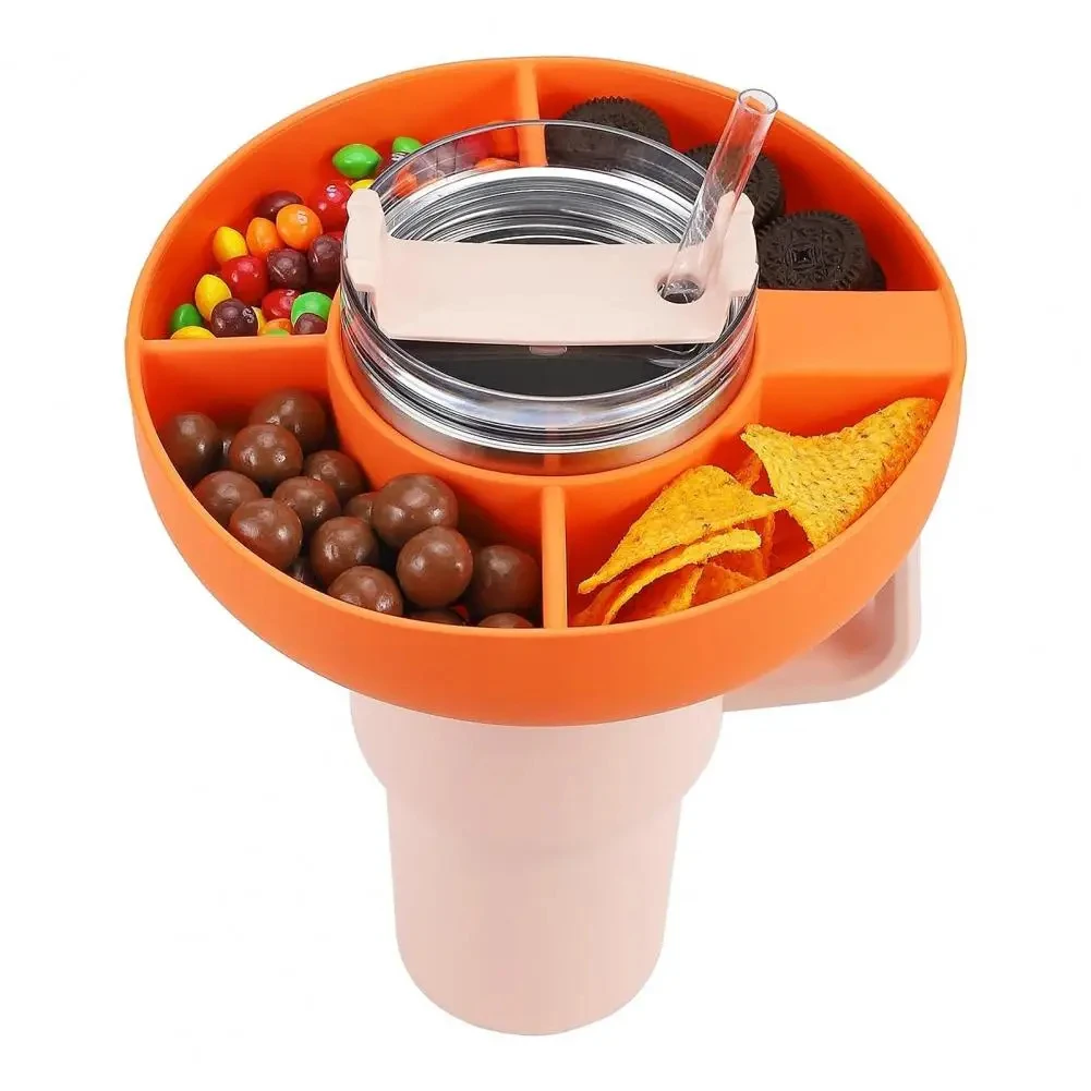 Food Grade Silicone Reusable Stanley Cup Accessories Snack Ring