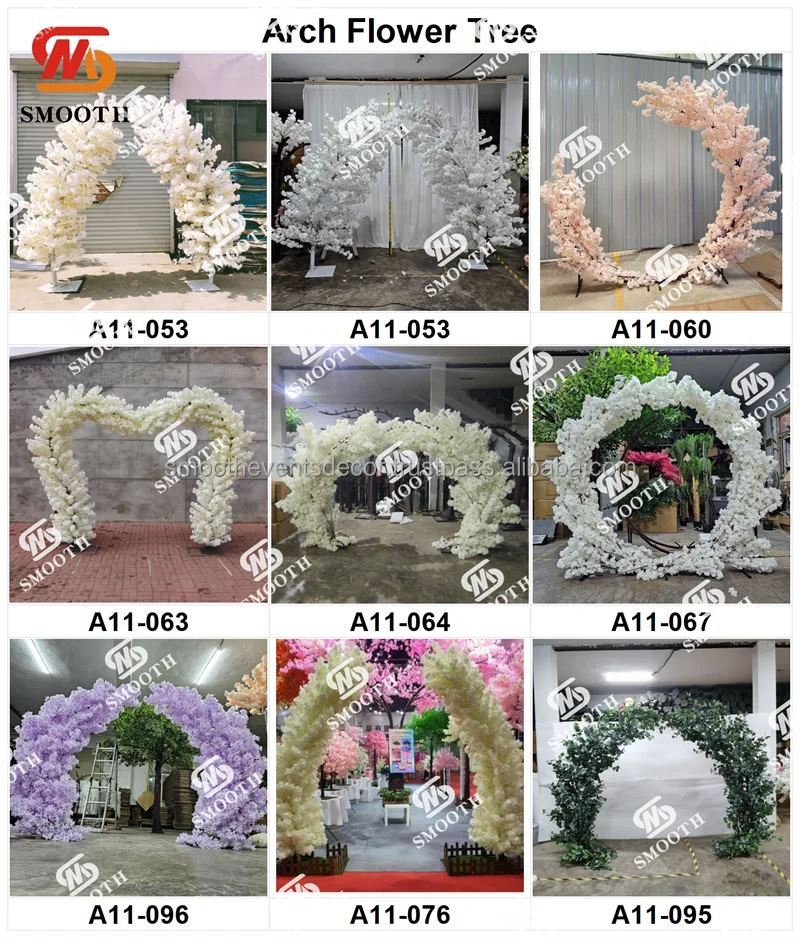 SMOOTH Social Media Popular Artificial Tree Custom Artificial Green Leaves Tree for Wedding Table Decoration