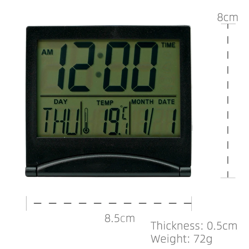 Manufacturer Desk Display Timer Lcd Dementia Calendar Small Day Retro Alarm Digital Flip Clock