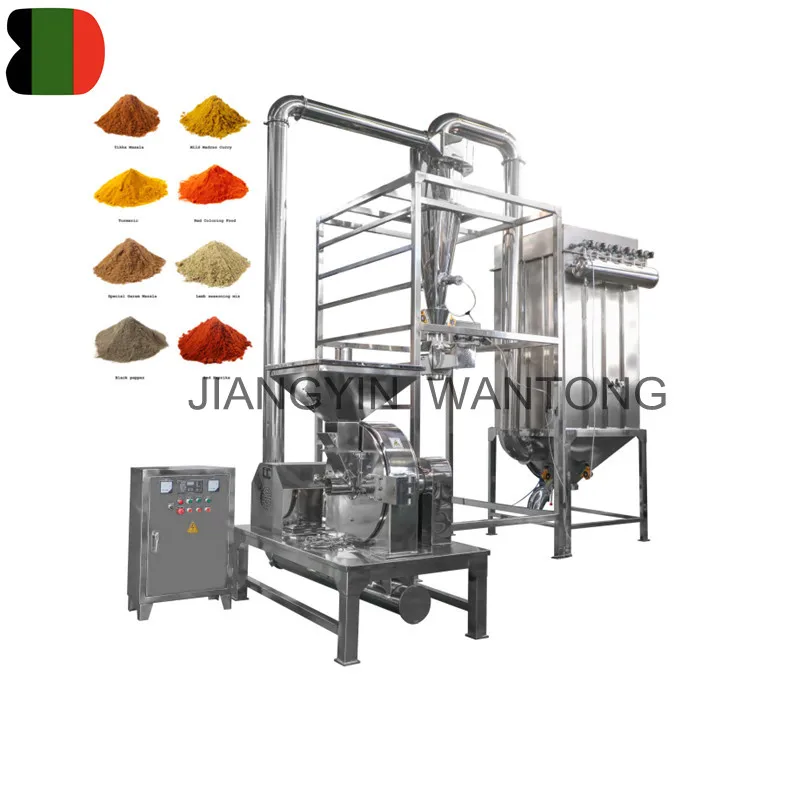 WJT NEW ACM air Classifier Powder Hammer Mill Grinder Machine for Grinding Salts Spice and Herbs