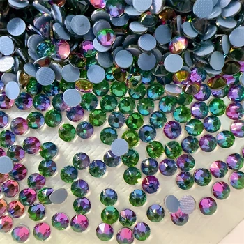 Wholesale 1440pcs Green Flame Rhinestones SS20 (4.6-4.8mm) Flat Back Style 2088 for Nail Art & DIY Crafting