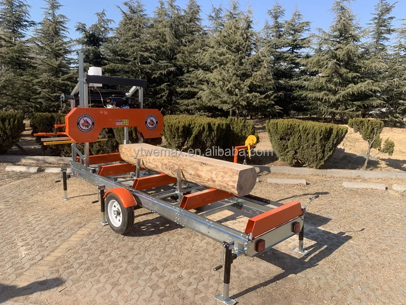 Semi-automatic Horizontal Wood Cutting Band Saw Machine for Woodworking