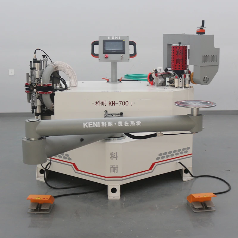 Pur Edge Banding Machine Manual Wood Veneer Automatic Pvc Curve Edge Banding Machine with Trimmer Furniture