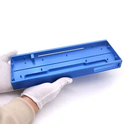 Пользовательская CNC обработанная Клавиатура пластина Сделай Сам анодированный алюминиевый механический корпус