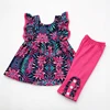 Flutter Sleeve Long Pant Set