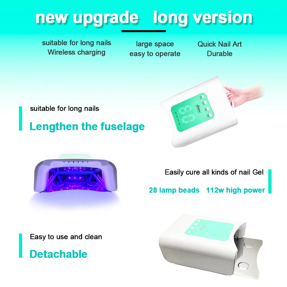 Ibelieve 110w Professional Nail Curing Gel Machine Private Label Extra