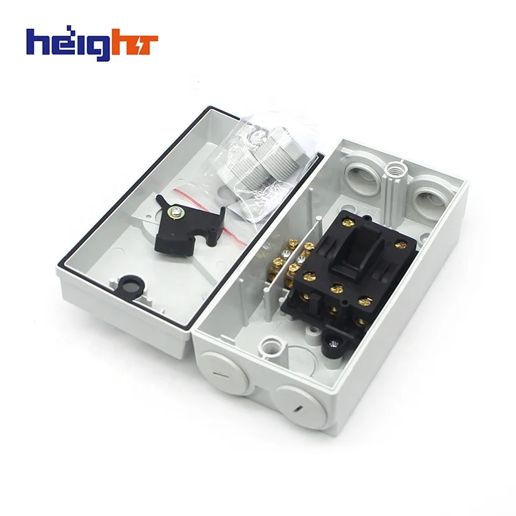 Outdoor 1-4Pole 20-63A Weatherproof Isolator Switch Industrial Electrical UKF-N Weatherproof Switch IP66 Rainproof and Dustproof