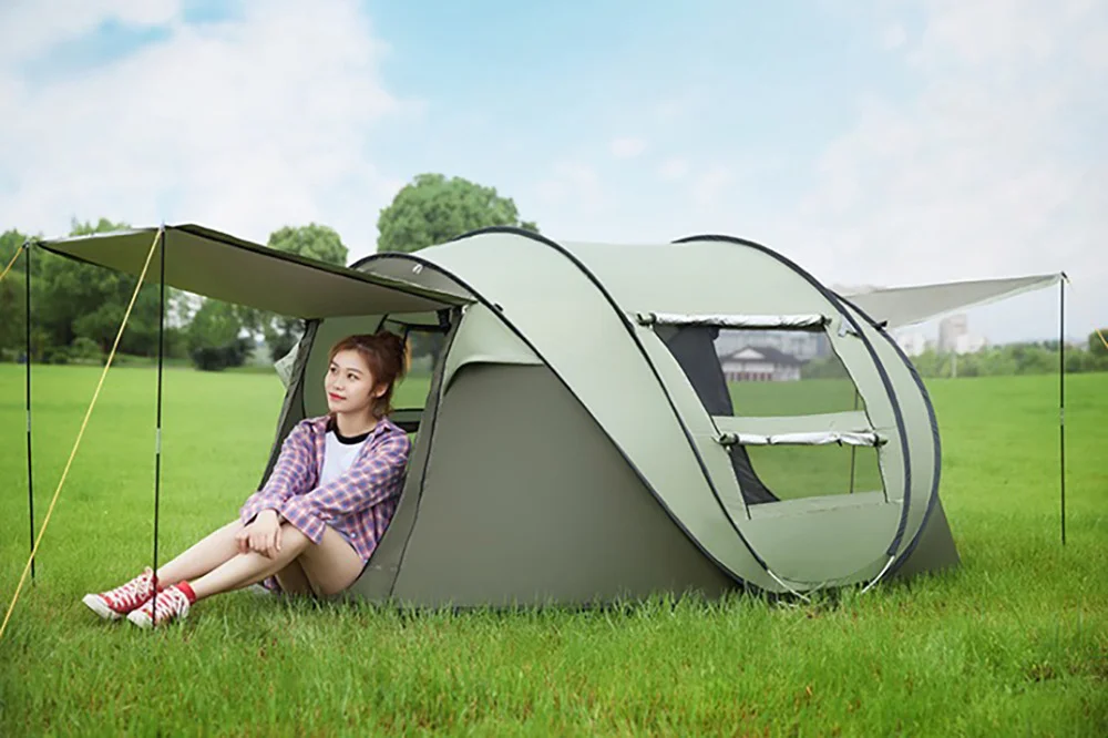 Automatic Large Family 4 5 6 Persons Big Camping Outdoor Equipment ...