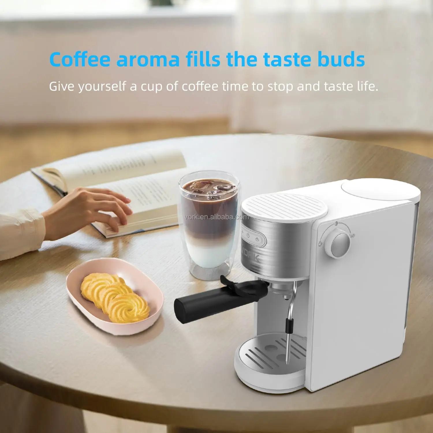 Italian Professional Automatic Espresso Coffee Machine Cappuccino Machine Electric Stainless Steel Coffee Shop Technology 15 Bar