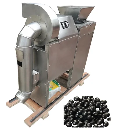 2.2kw Roasted Cocoa Bean Peeling Machine With Skin Collector