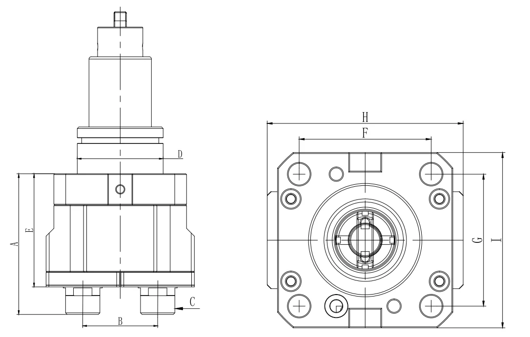 Standard Or Customized Tool Holder For Cnc Lathe Turret Bmt Double Head