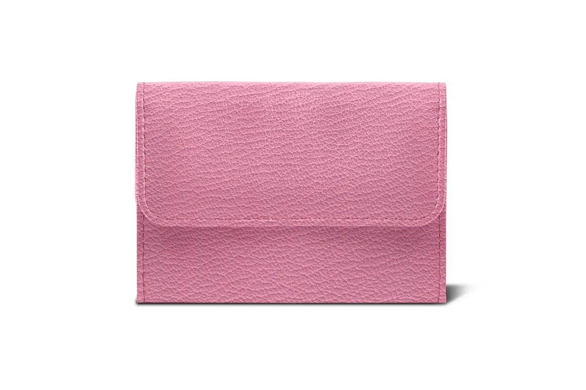 Cartera de tela con estilo para hombre y niña, tarjetero pequeño