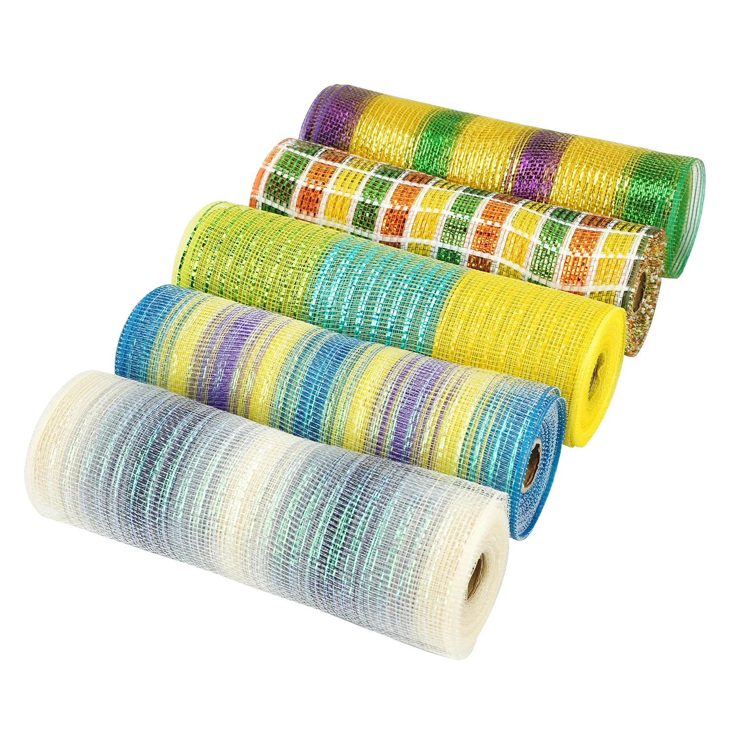 Midi Factory Wholesale Price Holiday Easter Day Decorative Mesh Ribbon