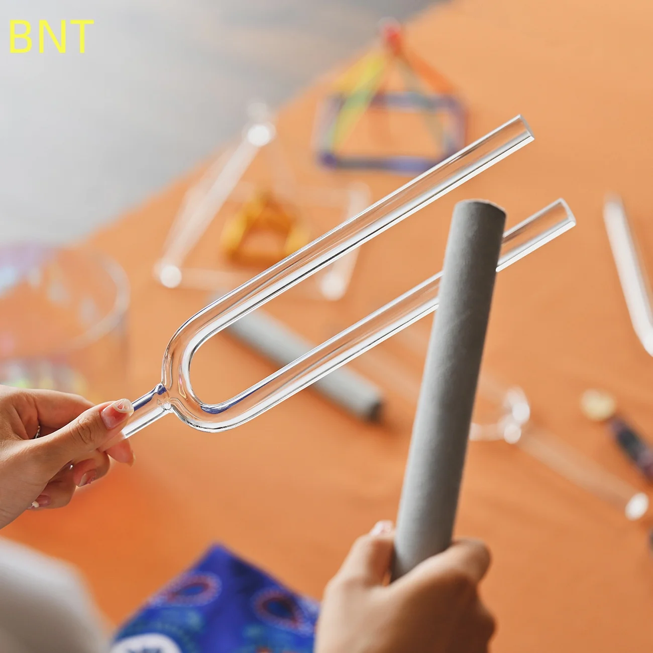 Crystal Tuning Fork Sound Therapy - Meditation Instrument
