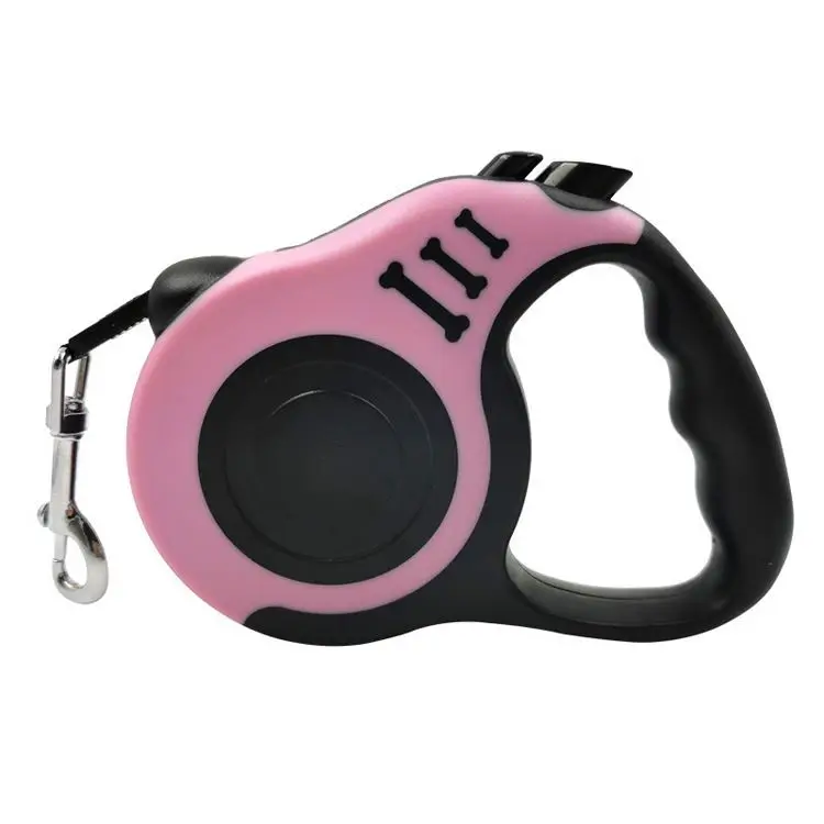 light up retractable dog leash