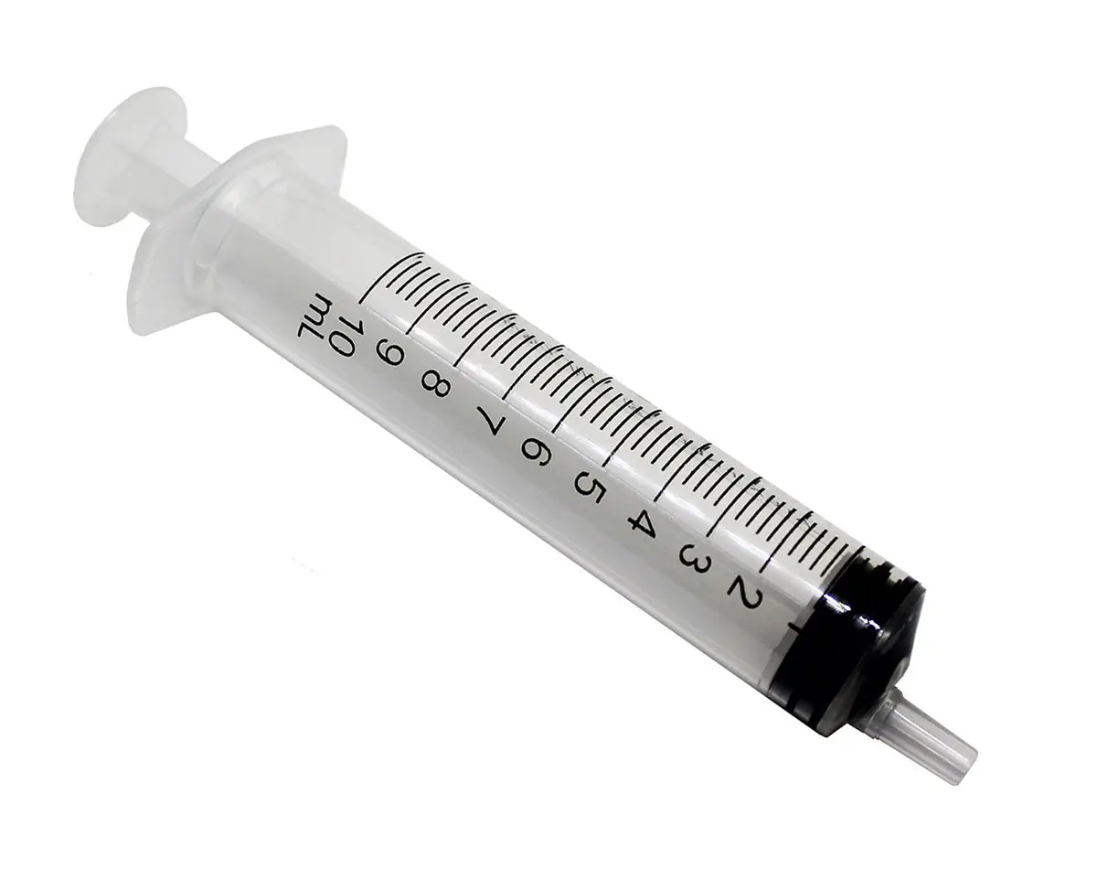 Одноразовый шприц Luer Lock/Luer, 2 части/3-части, 10 мл, сертификат СЕ