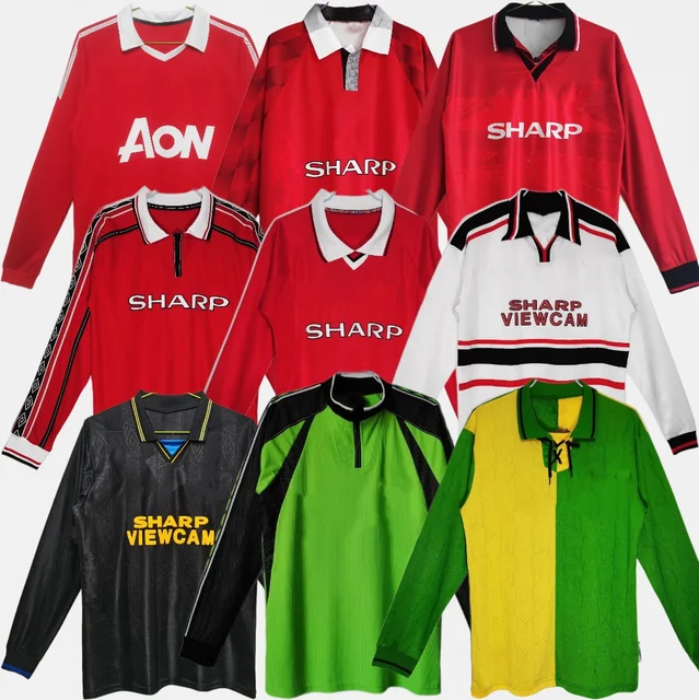Quick Dry Jersey Football Shirt Men Clothes Uniform Sublimated Retro Soccer Jersey Set