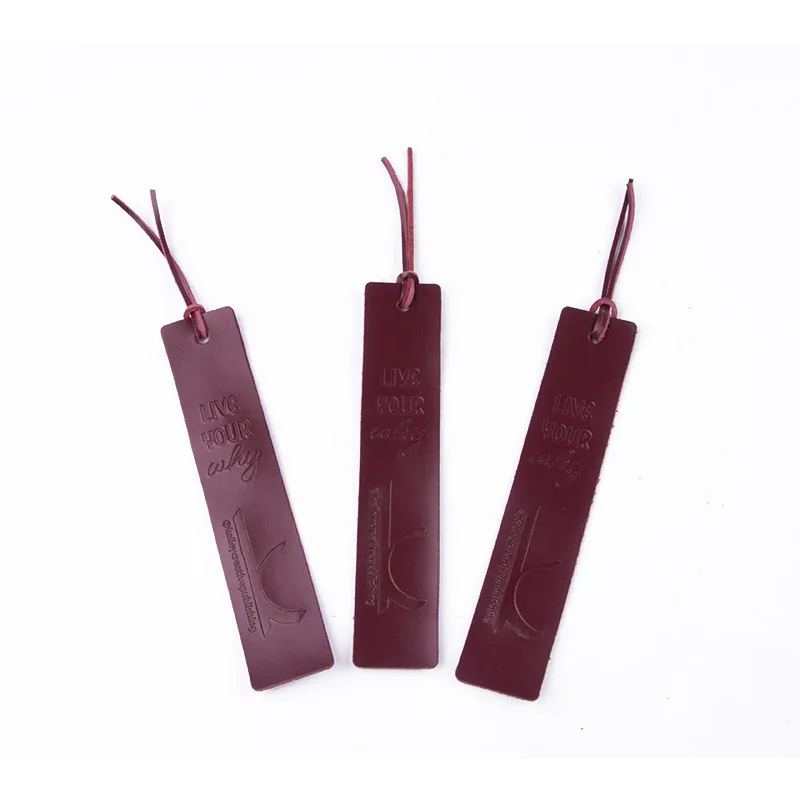 
 Классическая Закладка из натуральной кожи, цвет и форма под заказ  