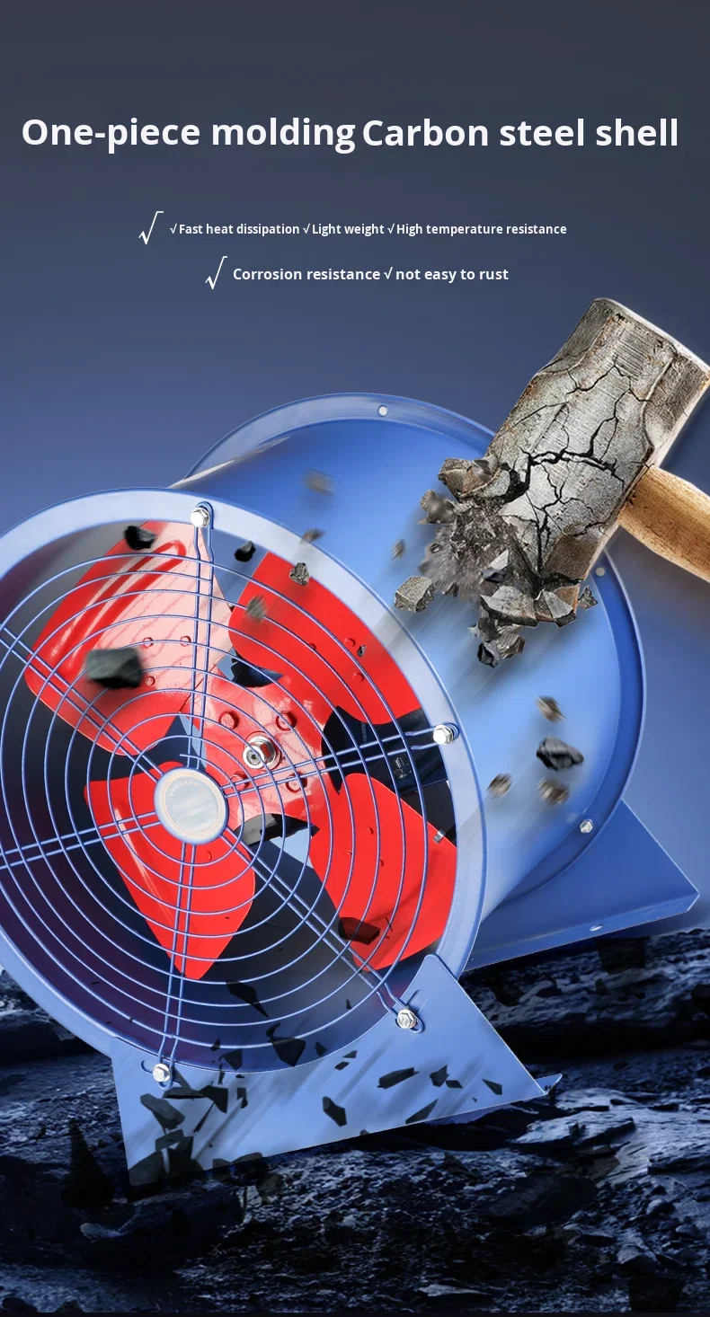Noise Axial Exhaust Fan, 220 V, Electric - detail 16