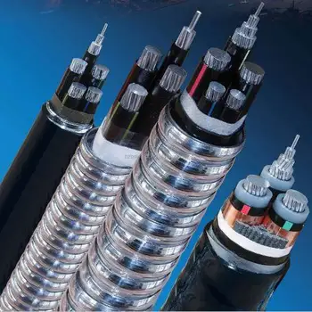 Aluminum Alloy Conductor XLPE Insulated PVC Sheathed Low Voltage Single Copper Rubber Power Cable for Marine Construction