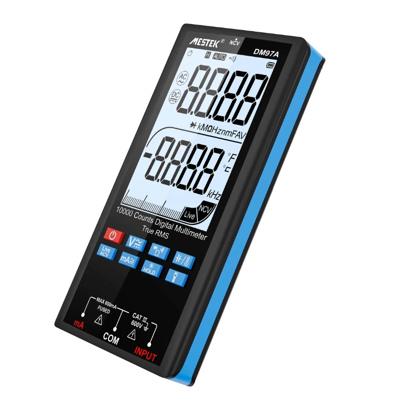 Smart Multimeter AC DC Voltage HD Screen Digital Multimeter Light NCV ...