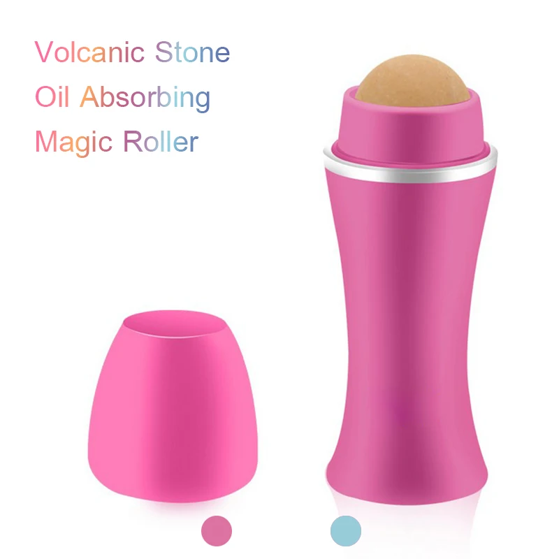 Face Oil Absorbing Volcanic Face Roller Reusable Facial Skincare Tool
