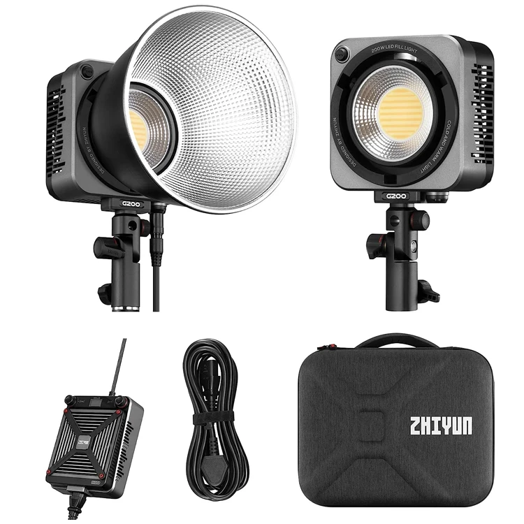 Luce LED Video ZHIYUN MOLUS G300 300W - Bowens Mount, Controllo APP, 2700K-6500K - Foto 12
