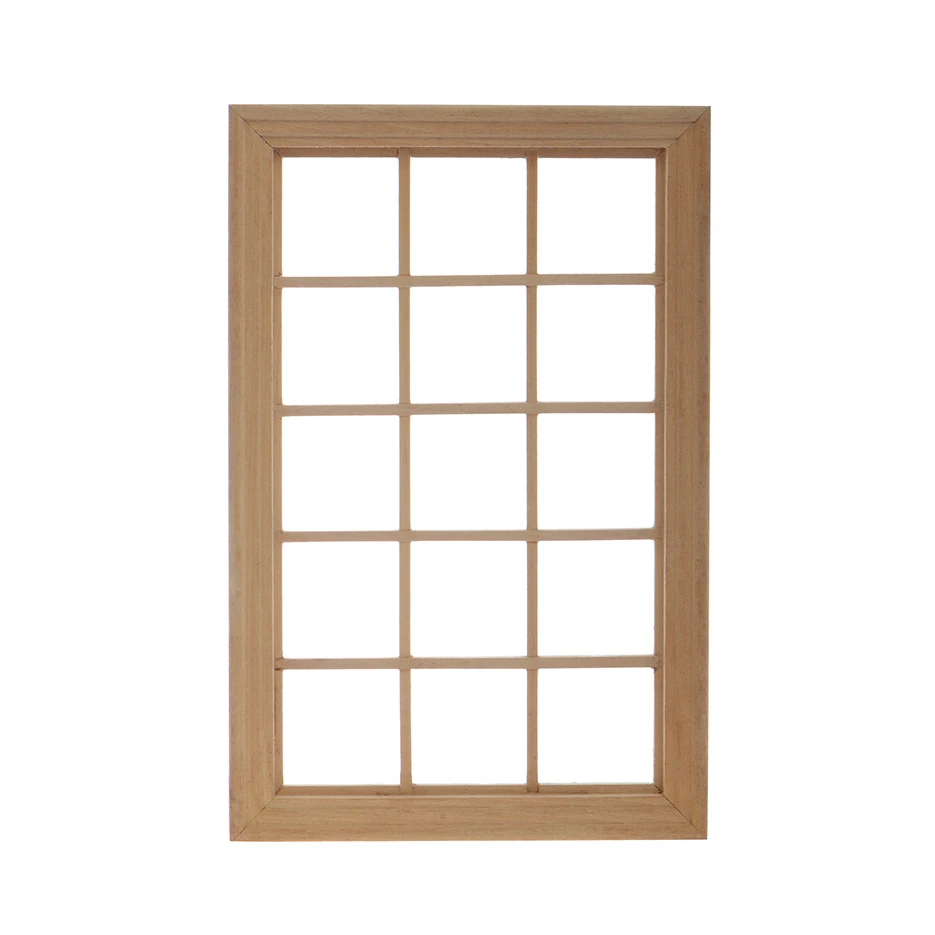 1:12 Doll House Accessories Wooden Miniature Windows Mini Doors Furniture  Unfinished