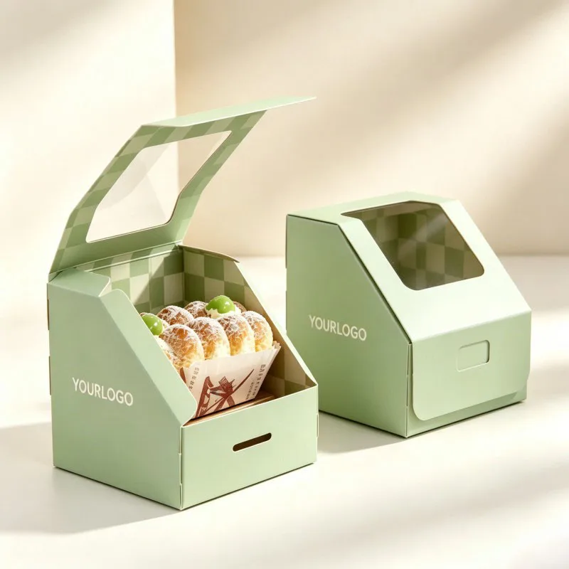 Scatola all'ingrosso per torte da festa, scatola per cibi da asporto, scatola per picnic, scatola per snack, scatola personalizzata per pane e biscotti