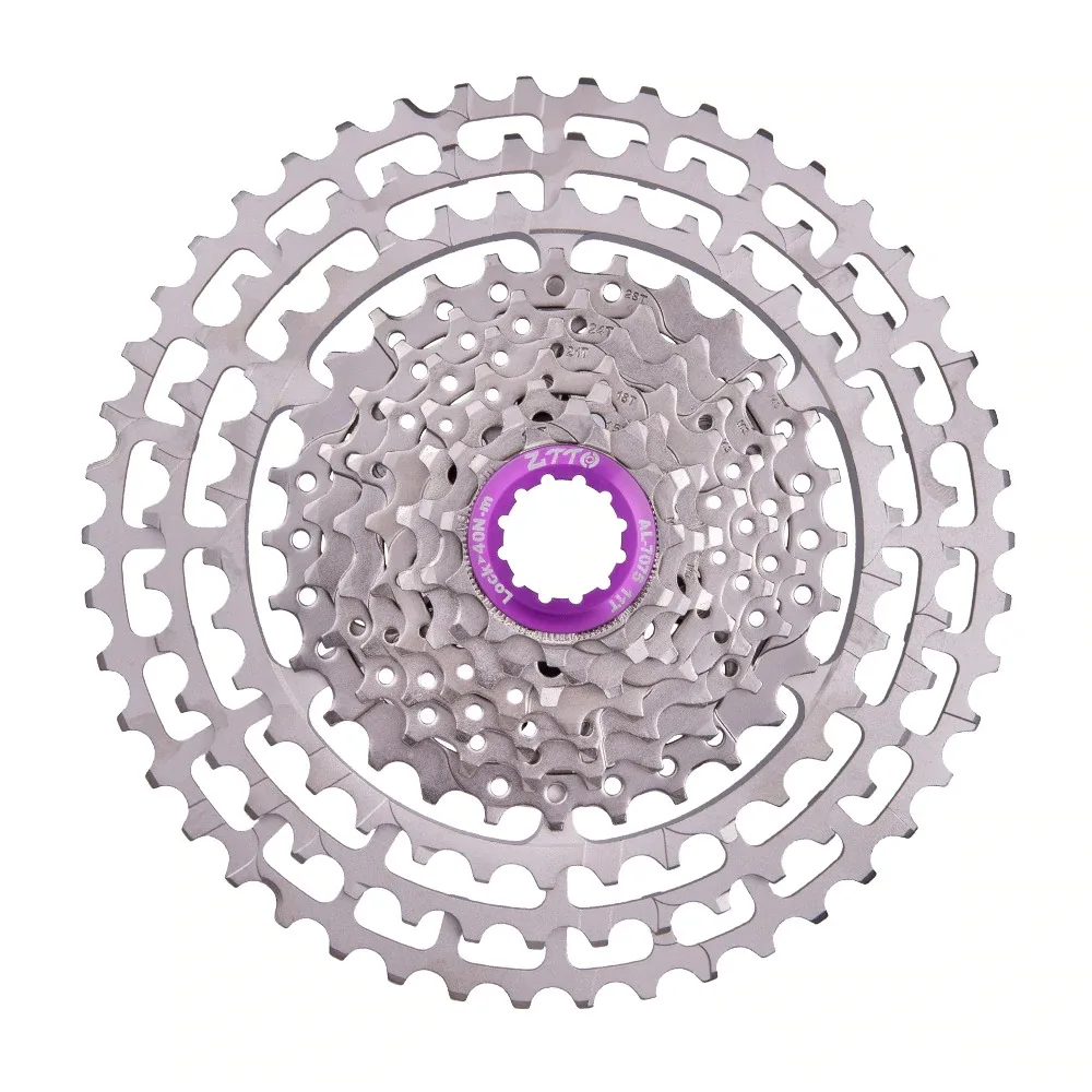 ZTTO MTB 10 Speed SLR Bicycle Cassette - 11-46T Wide Ratio