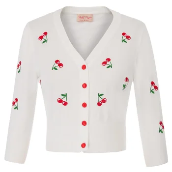 Wholesale High Quality Knitted Sweater Women Cardigan Cute Crop Top Korean Y2K Style Sweet Elegant Casual Spring Clothing