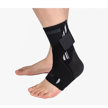 Wholesale high elastic adjustable ankle brace support with strap