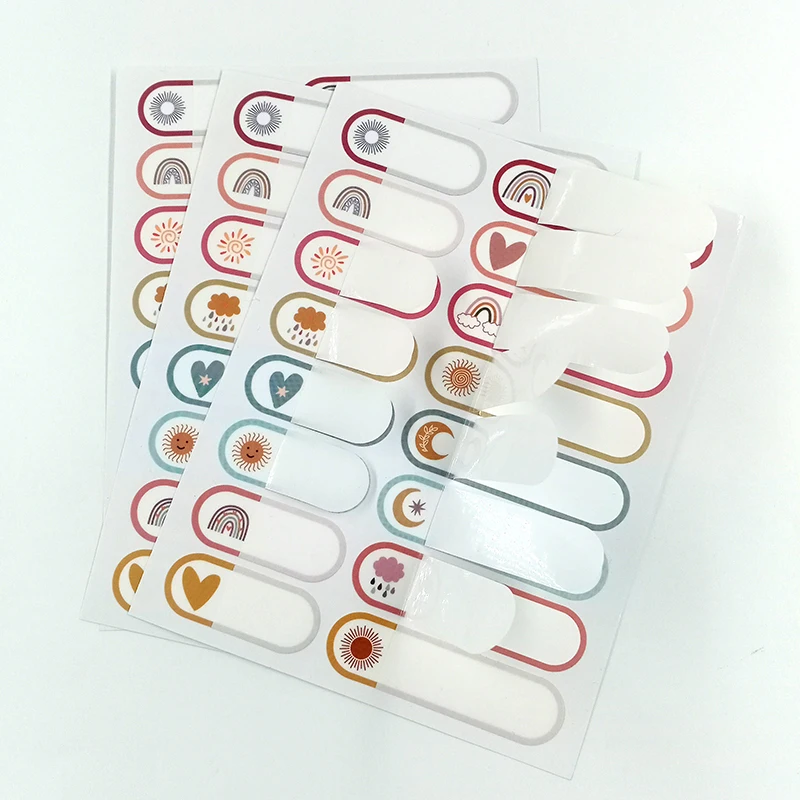 Custom Cute Animal High Quality School Name Tag Silicone Baby Bottle Labels  Name Tags for Kids Clothes Daycare School Supplies