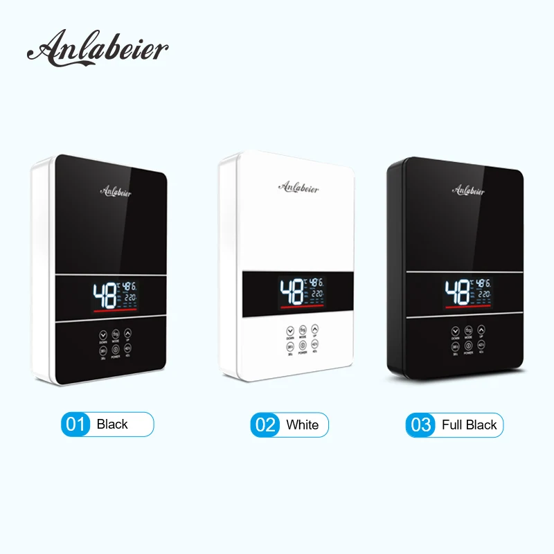 Digital LED Temperature Display Bathroom Instant Hot Electric Under Sink Water Heater