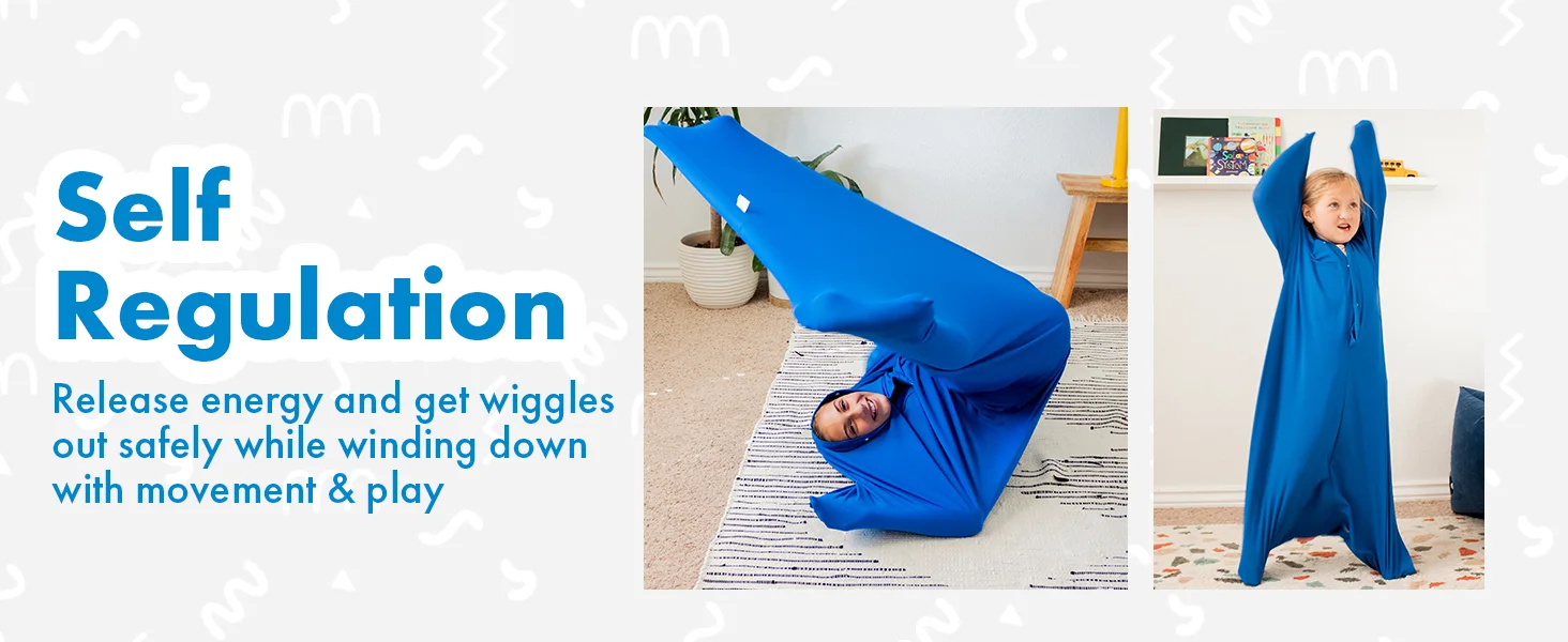Stretchy Sensory Body Sock for Kids with Autism & ADHD - Comfortable ...