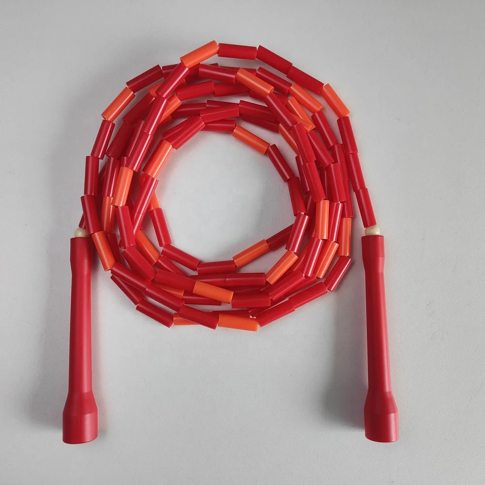 Регулируемая Высококачественная профессиональная скоростная Скакалка для фитнеса с бусинами, без запутывания, для домашних тренировок