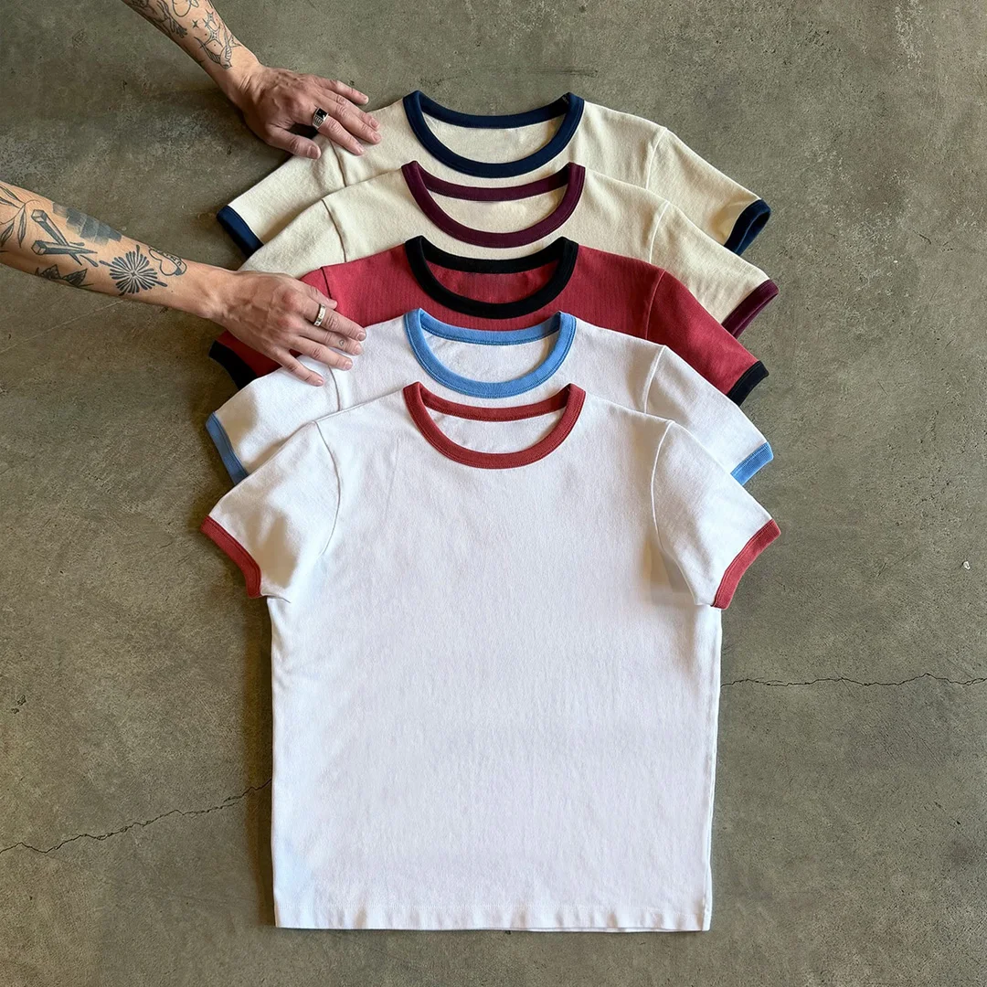 Zdroj pánských prázdných triček pro OEM továrnu, jednobarevné, slim fit, s kulatým výstřihem, krátkými rukávy, univerzální pracovní oblečení pro skupiny