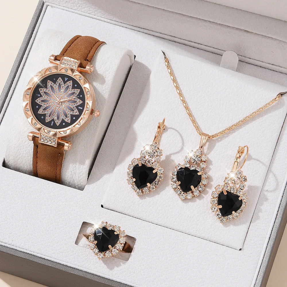 Hot Watch Bracelet Set Fashion Women's Watch Gift Assorted Quartz Watch