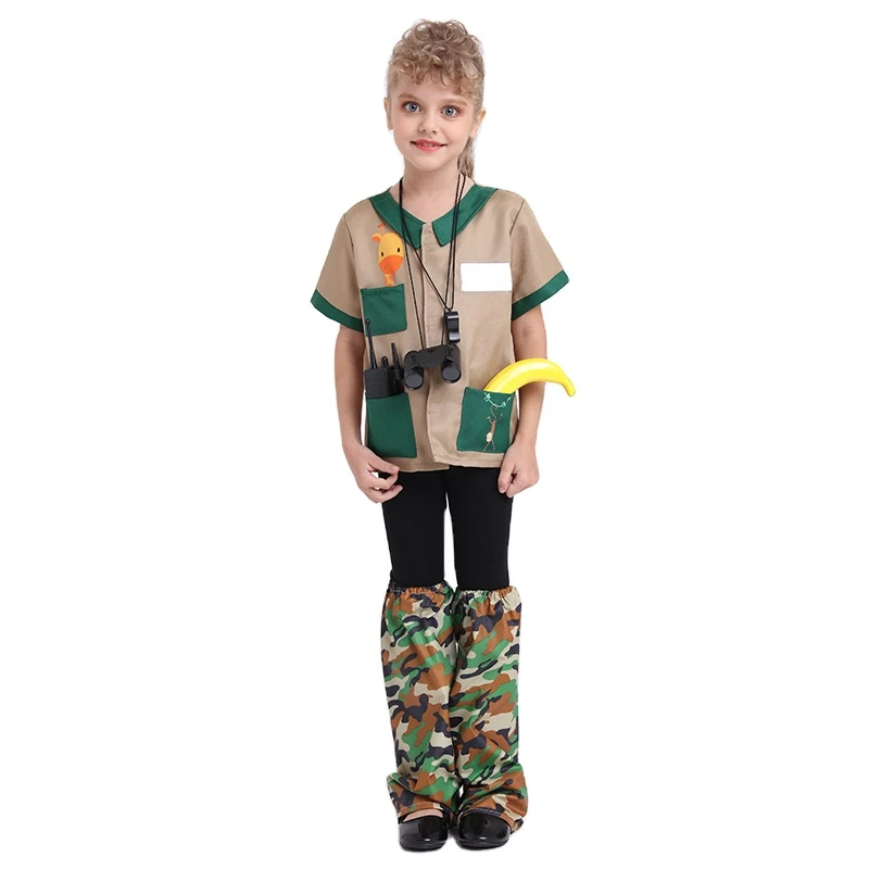 Kids Carnival Dress Up Role Play Costumes For Children Animal Manager Costumes  Boys Girls Zoo Keeper Costume Kids - Buy Carnival Costume For Kids,Role  Play Costumes Kids,Zoo Keeper Costume For Childern Product