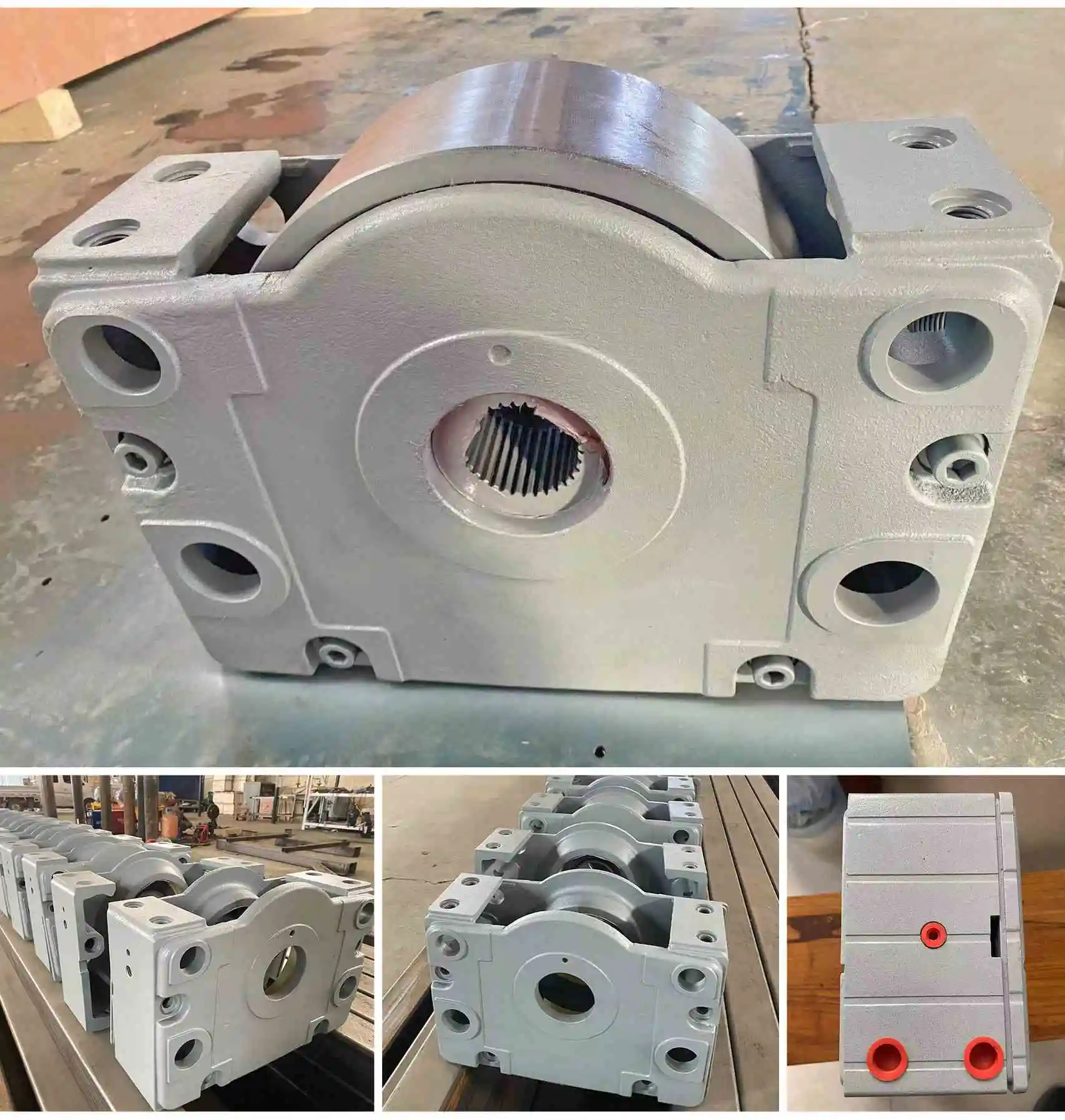 High Efficiency Wheel Block with Hallow Shaft for Overhead Crane Use-Material Handling Equipment Part