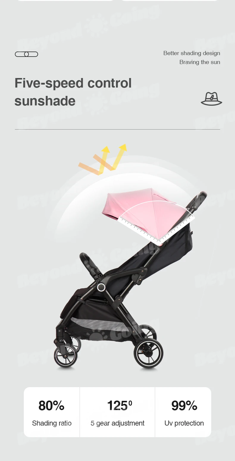 Foldable Cheap Baby Stroller Kids Stroller For Baby Upgrade Lightweight Baby Stroller