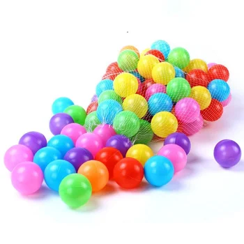 100 Balles Piscine Bébé 5,5 Balles Plastique Colorées pour Enfant Jeu Intérieur - Jeux - Jouets
