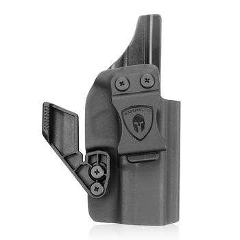 WARRIORLAND IWB Kydex Holster Inside Waistband Concealed Carry Holder Right Handed Fits 1.5 Inch Belt Clip With Fixed Claw