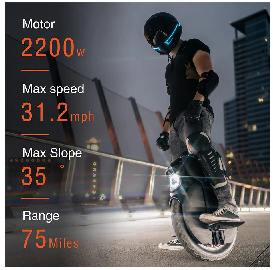 INMOTION V11 84V 2200W 1500wh Self Balance Scooter Electric 18Inch