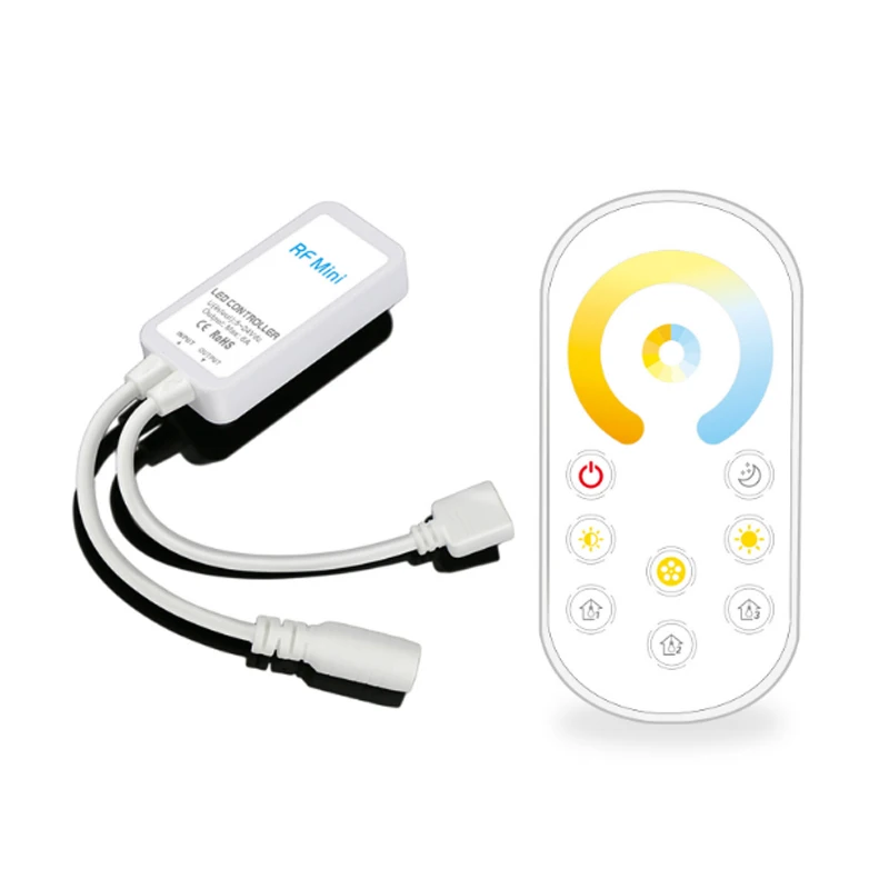 New RF Touch Controller DC 5-24V for Single Color CCT RGB RGBW RGBCW LED Strip Home Decor Project Smart LED Strip Controller
