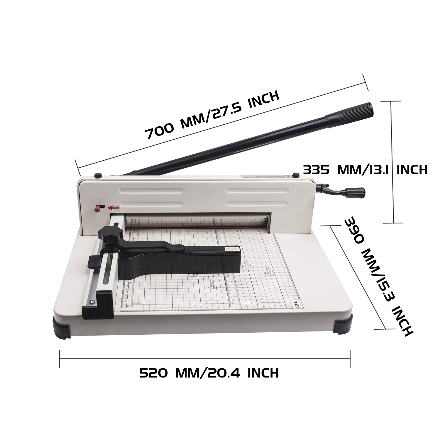 Zequan 858 Manual Desktop Heavy Duty Paper Cutter Thick Layer ...