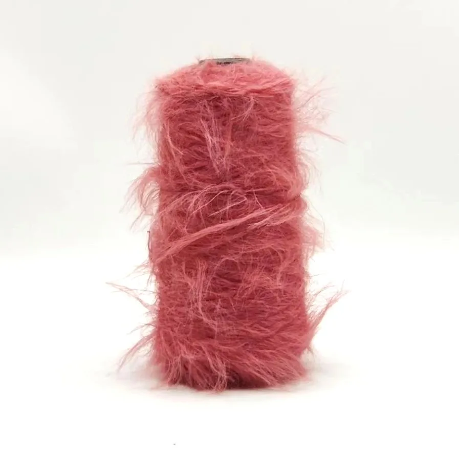 Factory Direct Sell 5cm 8cm Mink Yarn 100 Nylon Soft Fancy Yarn Hair