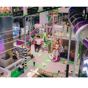 Factory Hot Sale High Altitude Intelligent Sliding Chair Controllable Mini Swing Ride Flying Chairs Equipment for Naughty Fort